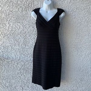 Adrianna Papell Little black bandage-style cocktail dress